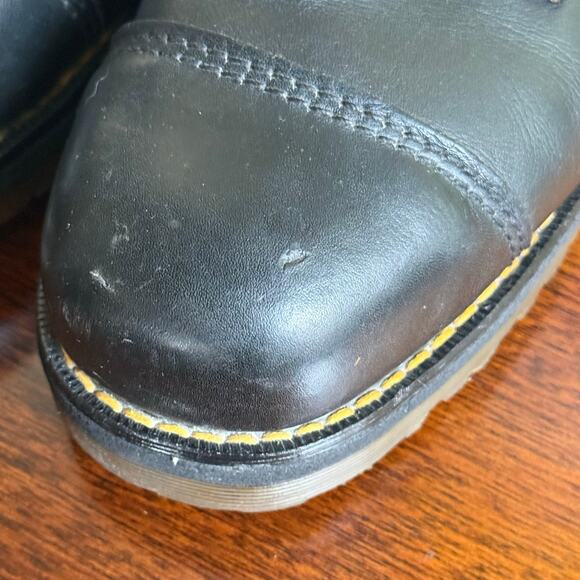 Vintage 90s DR MARTENS Shoes STEEL TOE 9875 Oxfords Made in ENGLAND UK 12 main image 4